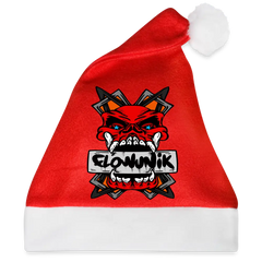 Bonnet de Noël Rouge Ou Noir Personnalisable - Flowunik - rouge