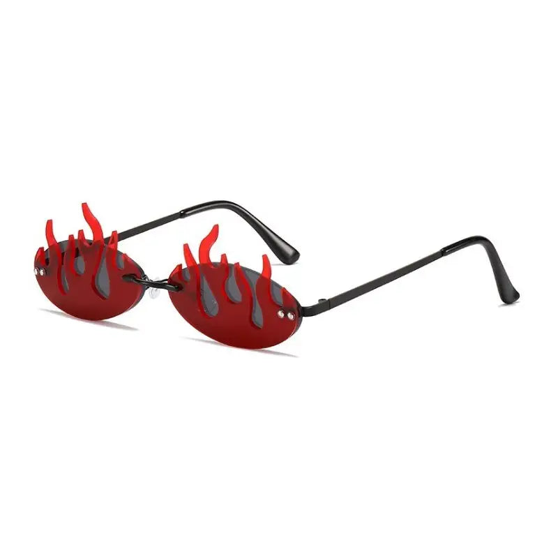 Lunette flamme rouge