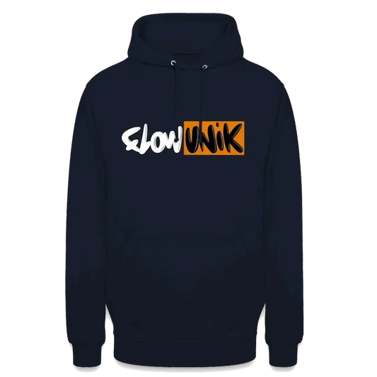 Sweat-shirt à capuche unisexe Flow Unik Hub - marine
