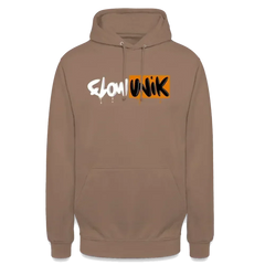 Sweat-shirt à capuche unisexe Flow Unik Hub Splash - moka
