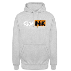 Sweat-shirt à capuche unisexe Flow Unik Hub Splash - gris clair chiné pornhub sweatshirt