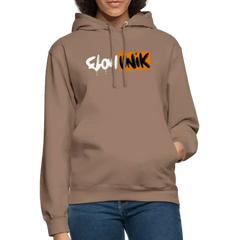 Sweat-shirt à capuche unisexe Flow Unik Hub Splash - moka