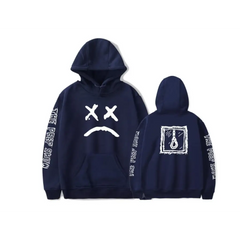 Sweatshirt à capuche Bad Smyle Unisex - Blue / 3XL -