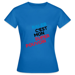 T-shirt Femme Personnalisable - bleu royal