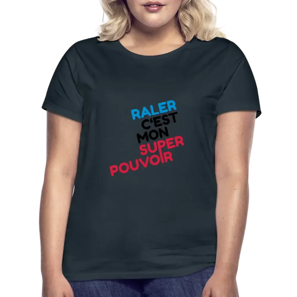 T-shirt Femme Personnalisable - marine