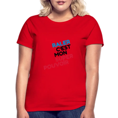 T-shirt Femme Personnalisable - rouge