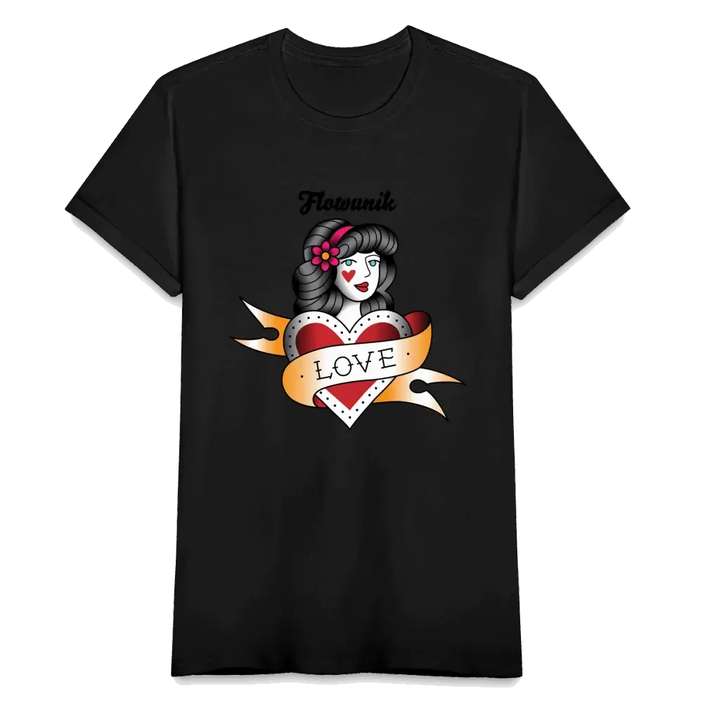 T-shirt Love - noir