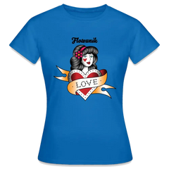 T-shirt Love - bleu royal