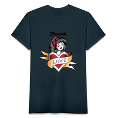 T-shirt Love - marine