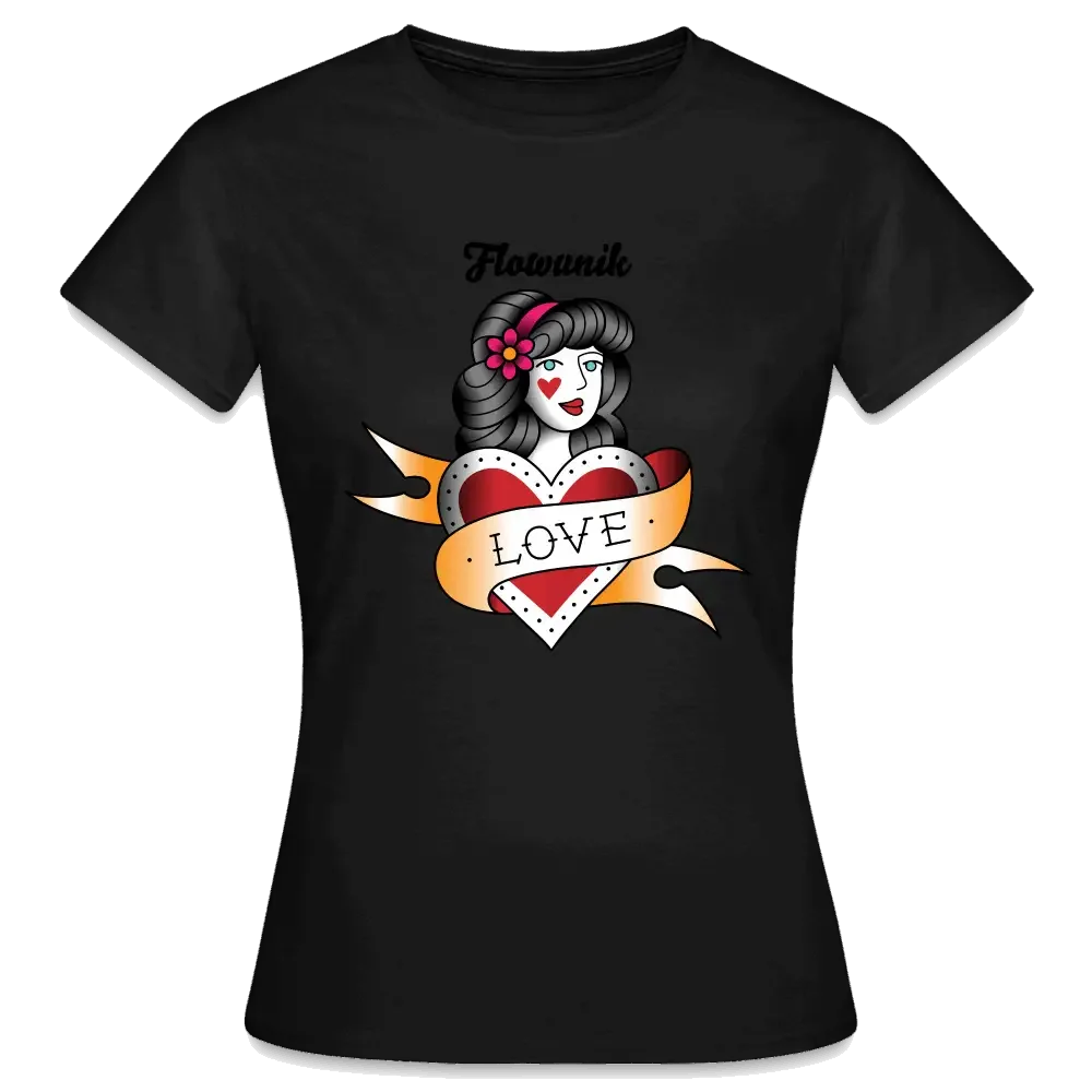T-shirt Love - noir