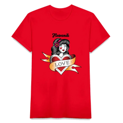 T-shirt Love - rouge