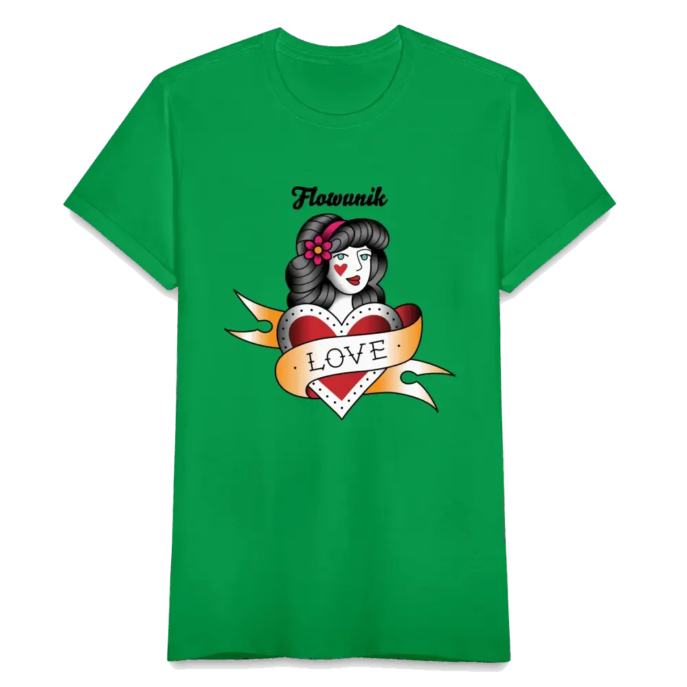 T-shirt Love - vert