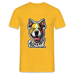 T-shirt Homme Pitbull Flowunik - jaune