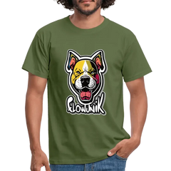 T-shirt Homme Pitbull Flowunik - vert militaire