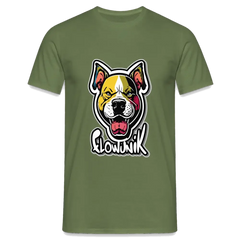 T-shirt Homme Pitbull Flowunik - vert militaire