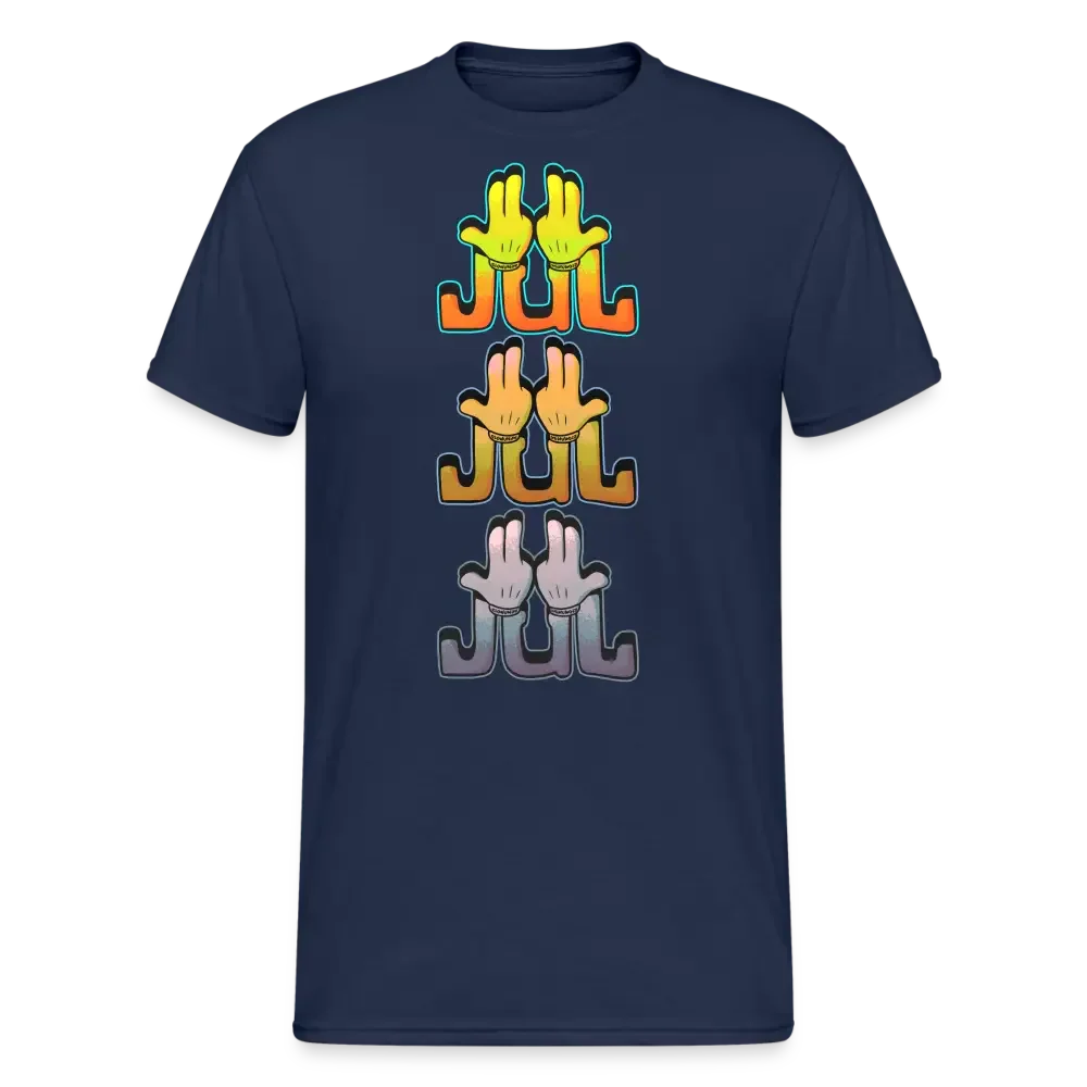 T-shirt Personnalisé JuL - bleu marine