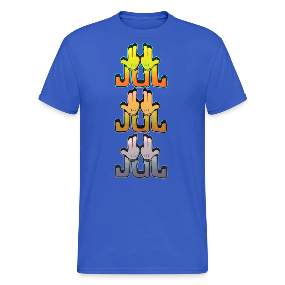 T-shirt Personnalisé JuL - bleu roi