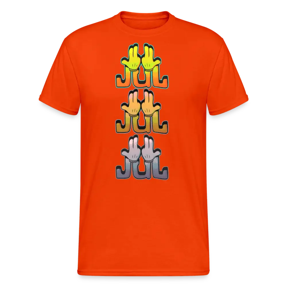 T-shirt Personnalisé JuL - orange