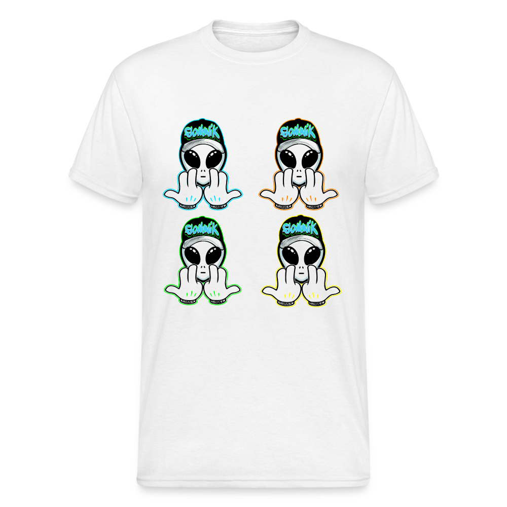 T-shirt Personnalisé JuL Ovni Mickey 4 - blanc