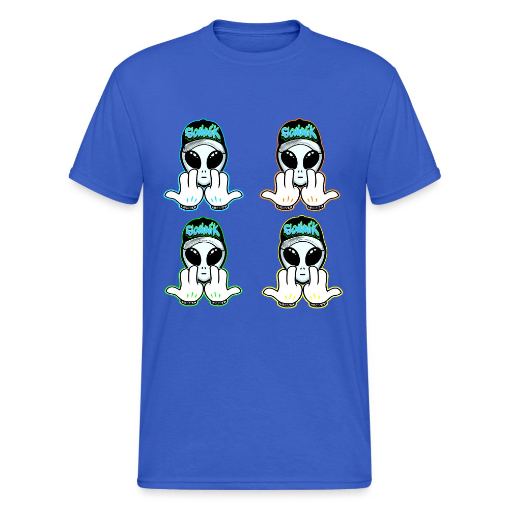 T-shirt Personnalisé JuL Ovni Mickey 4 - bleu roi