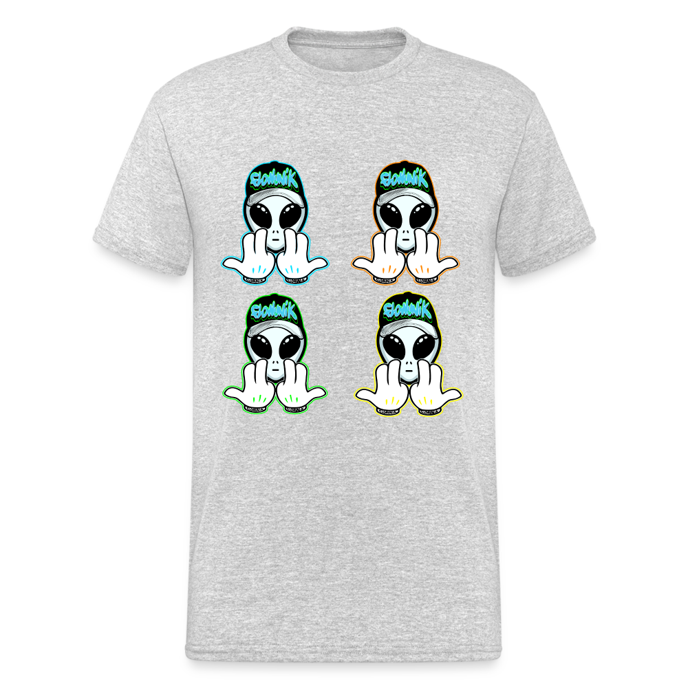 T-shirt Personnalisé JuL Ovni Mickey 4 - gris chiné