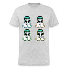 T-shirt Personnalisé JuL Ovni Mickey 4 - gris chiné