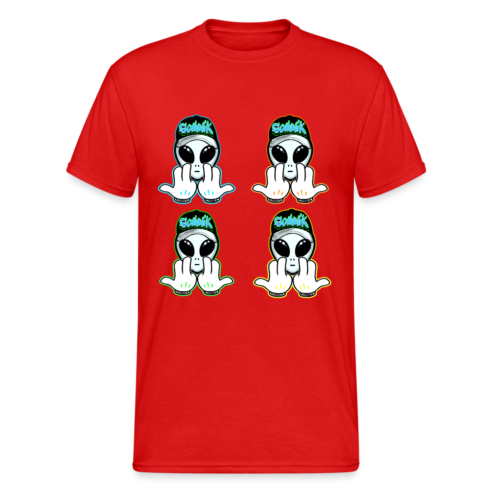 T-shirt Personnalisé JuL Ovni Mickey 4 - rouge