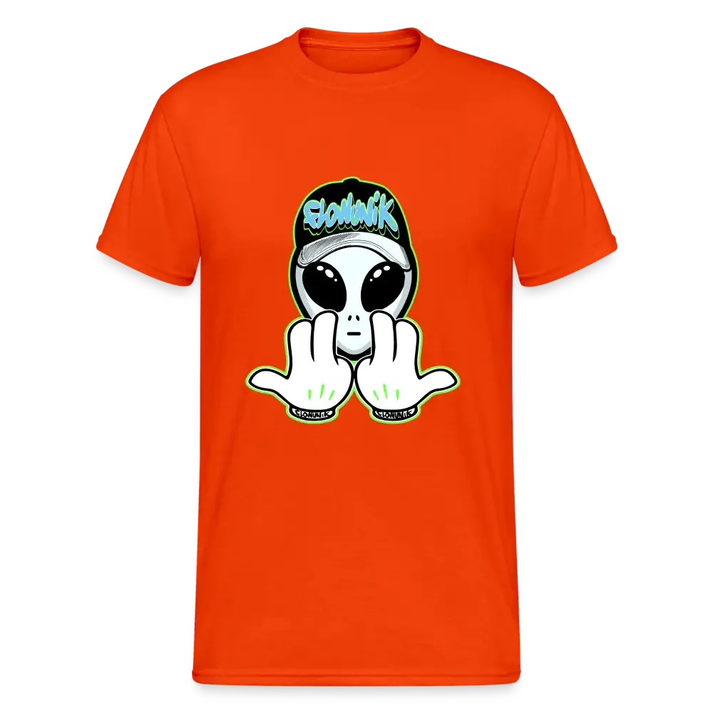 T-shirt Personnalisé JuL Ovni Mickey - orange