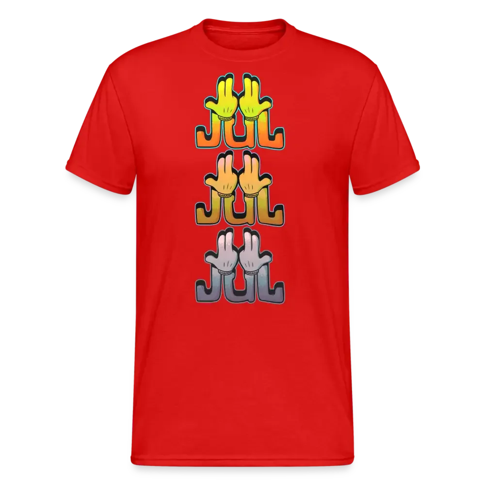 T-shirt Personnalisé JuL - rouge