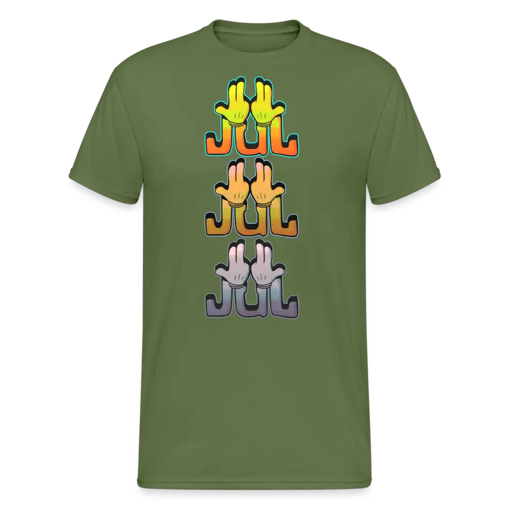 T-shirt Personnalisé JuL - vert militaire