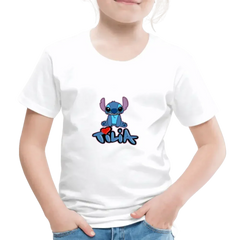 T-shirt Premium Enfant Stitch Tilia - blanc