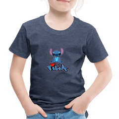 T-shirt Premium Enfant Stitch Tilia - bleu chiné