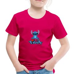 T-shirt Premium Enfant Stitch Tilia - rubis