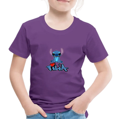 T-shirt Premium Enfant Stitch Tilia - violet