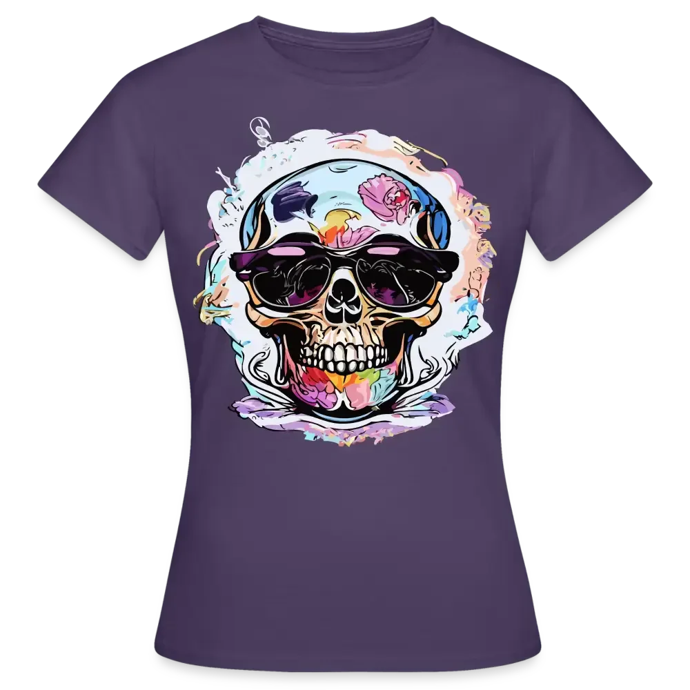 Tee shirt Femme Personnalisé - violet foncé
